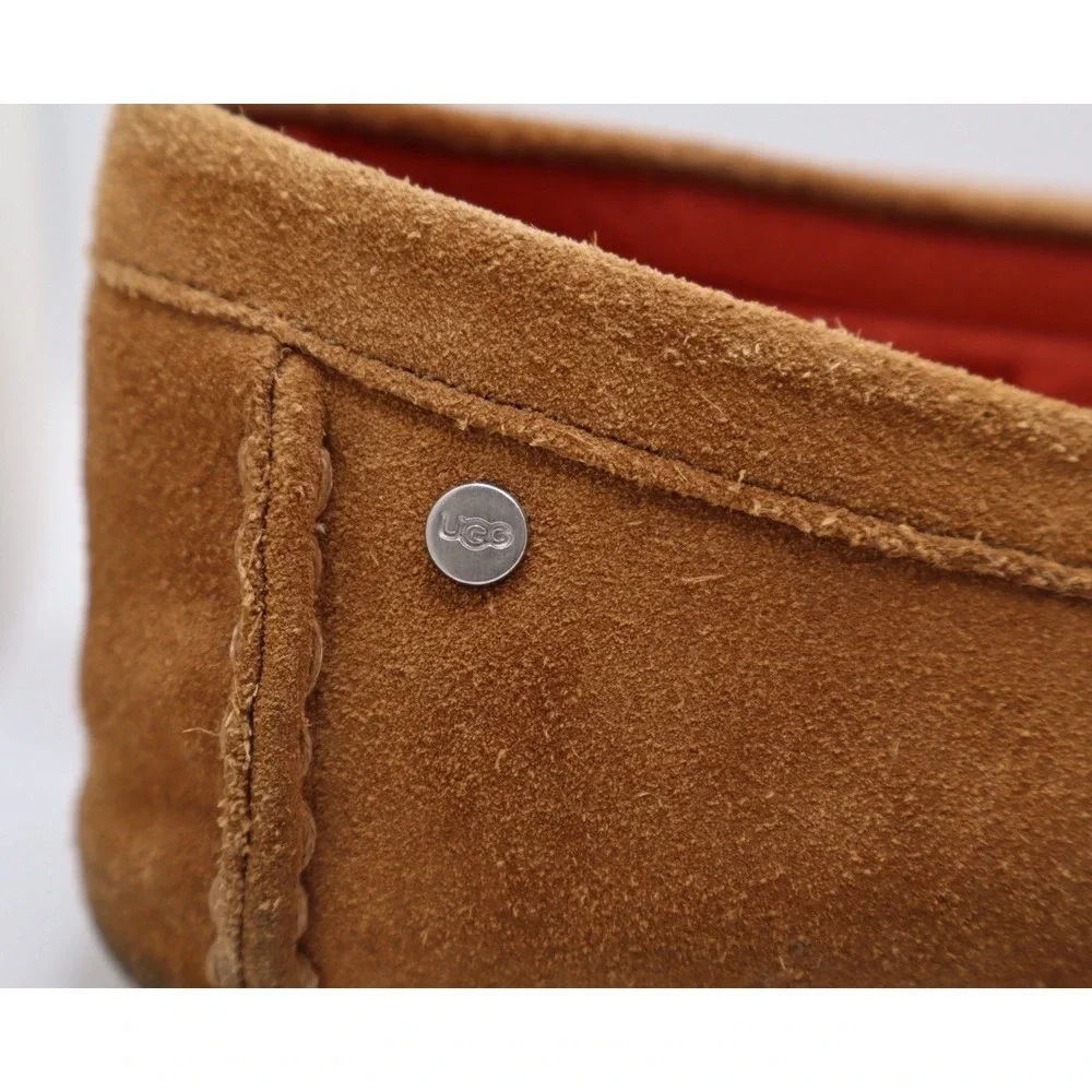 UGG Women's Size 7.5 Milana Tan Suede Loafers - Picture 3 of 8